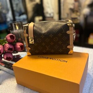 Louis Vuitton Side Trunk MM Monogram Crossbody Bag